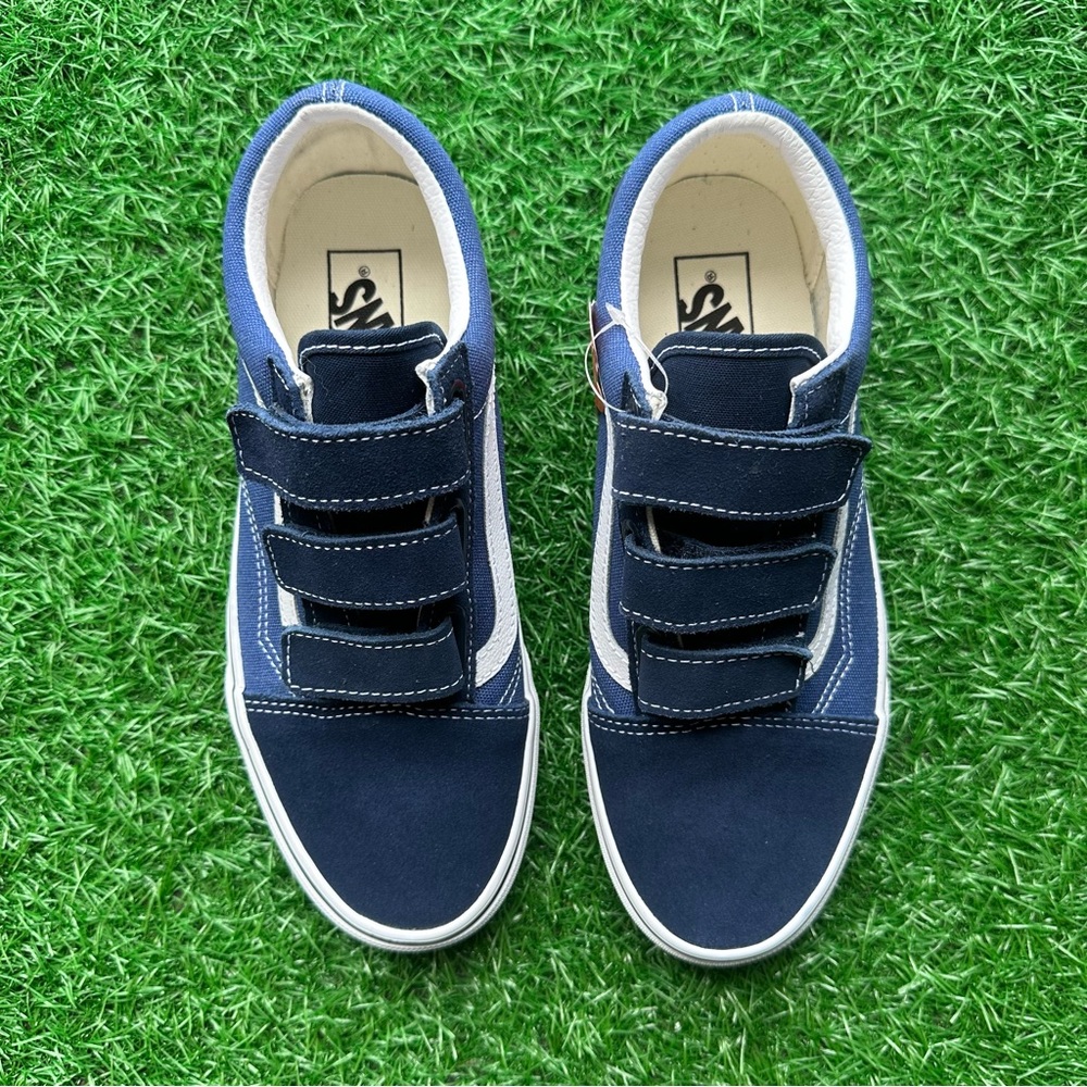 Vans Old Skool V Suede Canvas Dress Blues Navy - Picture 10 of 10
